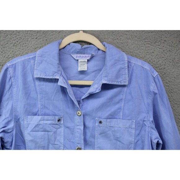 Fresh Produce Long Sleeve Button-Up Shirt-Size Small-Pockets - Picture 5 of 11
